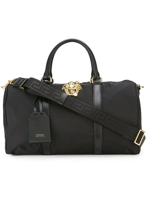 versace beige messenger bag|versace duffle bags men's.